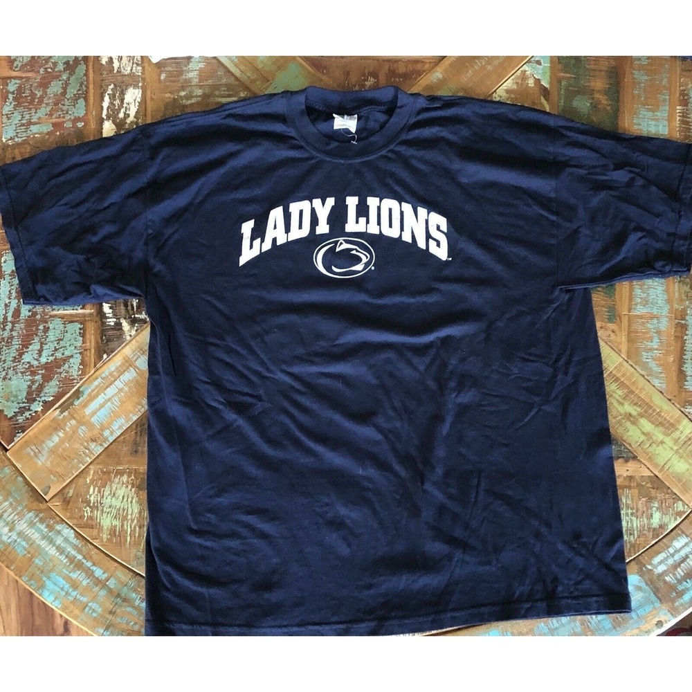 Penn State University Lady‎ Lions Blue T Shirt Size XXL